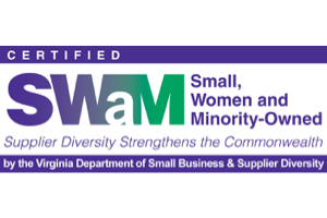 Small, Women and Minority-Owned certification logo